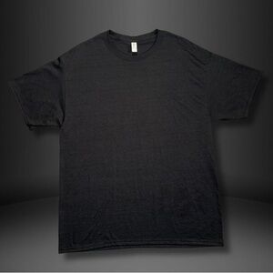 Jerzees Dri Power Black Crew Neck T Shirt